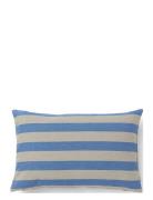 Outdoor Stripe Cushion Blue Compliments