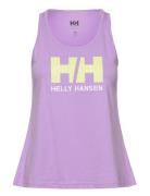 W Hh Logo Singlet Purple Helly Hansen