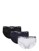 Men's Knit 3Pack Brief White Emporio Armani