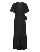Objfeodora S/S Wrap Dress 127 Black Object