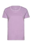 Sunfaded C-Neck Ss T-Shirt Purple GANT