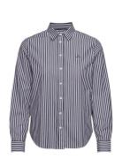 Reg Broadcloth Striped Shirt Blue GANT