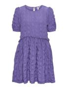 Pkvudmilla Ss Dress Tw Purple Little Pieces