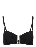 Glow Bikini Wirefree Bandeau Bra Black Chantelle Beach