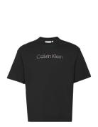 Space Dye Logo Mod Comf T-Shirt Black Calvin Klein