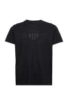 D1. Tonal Archive Shield T-Shirt Black GANT