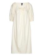 Relaxed Gathered Dress Cream GANT