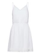 Tjw Essential Lace Strap Dress White Tommy Jeans