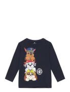 Nmmjusul Pawpatrol Ls Top Noos Cplg Navy Name It