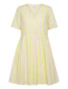 Dress With Stripes Yellow Coster Copenhagen