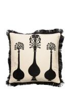 Day Vases Cushion Cover Fringes Cream DAY Home