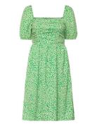 Cadie Verona Sq Nk Uk Len Dres Green French Connection