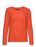 Onlgeena Xo L/S Pullover Knt Noos Orange ONLY