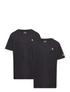 2 Pack Ss Tee Black Champion