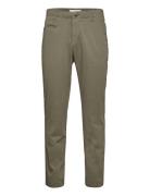 Chuck Regular Stretched Chino Pant Green Knowledge Cotton Apparel