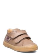 Shoes - Flat - With Velcro Beige ANGULUS