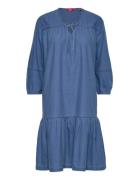 Women Dresses Light Woven Mini Blue Esprit Casual