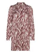 Objjabina L/S Short Dress 128 Brown Object