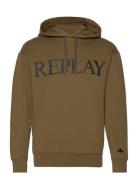 Jumper Relaxed Pure Logo Khaki Replay