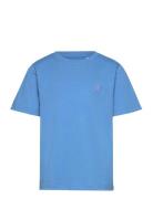 Regular Fit Badge T-Shirt - Gots/Ve Blue Knowledge Cotton Apparel