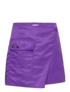 Regan Mini Skirt Purple NORR