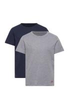 Levi's® Short Sleeve Crewneck T-Shirt 2-Pack Patterned Levi's