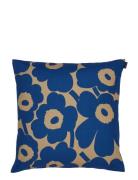 Pieni Unikko Cushion C. 50X50 Blue Marimekko Home