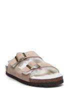 Sl Josephine Suede Dark Beige Beige Scholl