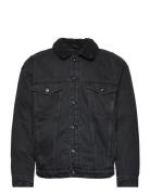 Onsrick Ovz Black 6942 Teddy Dnm Jacket Black ONLY & SONS