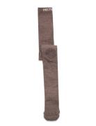 Cotton Tights - Anti-Slip Brown Melton