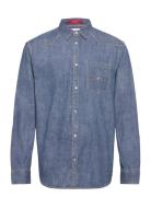 Tjm Rlx Western Denim Shirt Blue Tommy Jeans