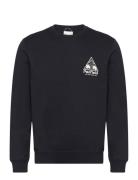 Triangle Mountain Back Graphic Crew Sweat Black Penfield
