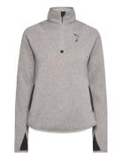 W Seasons Sweater Fleece 1/2 Zip Grey PUMA