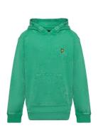 Over D Acid Wash Lb Oth Hoodie Green Lyle & Scott Junior