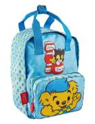 Bamse Happy Friends Small Backpack Blue Euromic