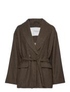 Wool Jacket Brown Rosemunde