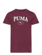 Puma Squad Graphic Tee G Burgundy PUMA