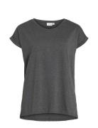 Vidreamers New Pure T-Shirt-Noos Grey Vila