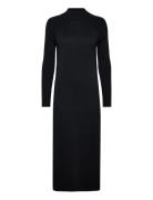 Women Dresses Flat Knitted Kneelength Black Esprit Casual