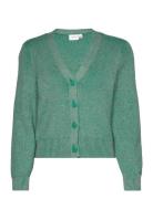 Viril Multi Short L/S Knit Cardigan-Noos Green Vila