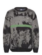 Dpknitted Camo Stripe Sweater Black Denim Project