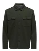 Onsnewkodyl Overshirt Sweat Noos Khaki ONLY & SONS