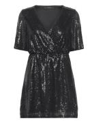 Vmkaje 2/4 Short Dress Jrs Black Vero Moda