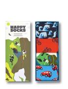 4-Pack Out And About Socks Gift Set Navy Happy Socks