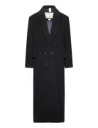 Olivia - Wool Coat Black Brixtol Textiles