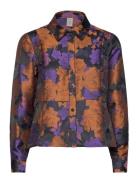 Yaspirio Ls Jacquard Shirt Purple YAS