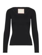 Iris Long Sleeve Tee Black Jeanerica