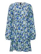 Ensherry Ls Dress Aop 7014 Blue Envii