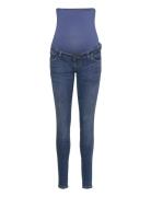 Mlbetty Destroyed Skinny Jeans Blue Mamalicious