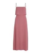 Vimilina Strap Maxi Dress - Noos Pink Vila